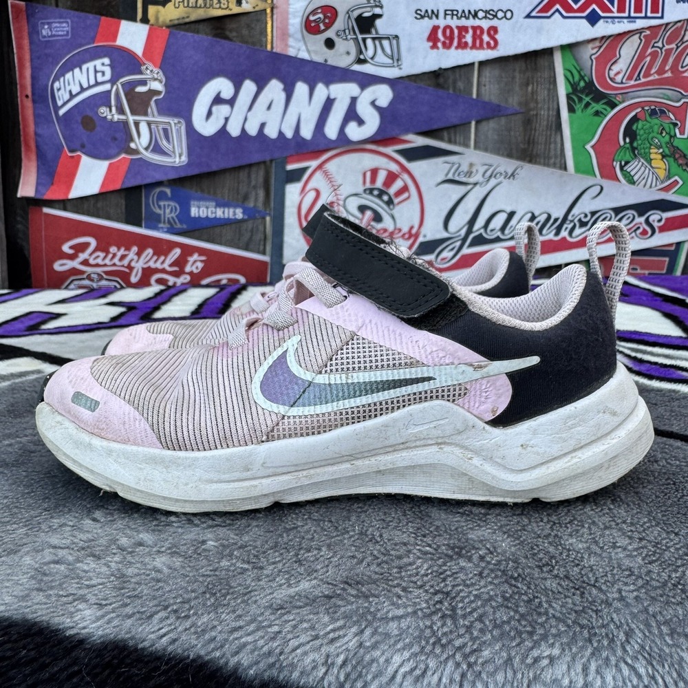 Size 11.5c - Kid's Nike Downshifter 12 NN Pink Foam/Flat Pewter-Black DM4193 600